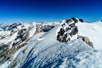 Incredible views along Christian's north ridge from the summit.