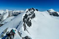 This is as far as we got on our traverse to Walter Peak.