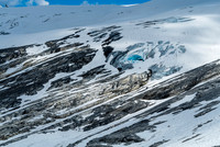 Three days later this ice cave was surrounded by only ice - the snow melted quickly!