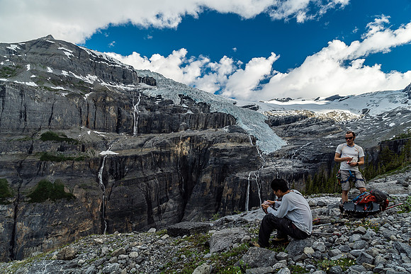 A very well deserved break in an incredible setting.