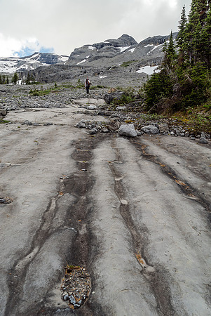 Glaciers have scoured this terrain over the last few thousand years.