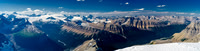 King Edward, Columbia, South Twin, North Twin, Alberta, Castleguard, Snow Dome, Andromeda, Terrace, Athabasca, Brazeau, Saskatchewan and Cirrus