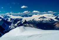 Mount Columbia at left now, in this view towards the Columbia Icefield.