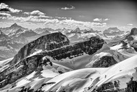 Finally a good view of Mount Alexandra! This peak is hard to find a good view of since it's buried so far 'out there' between many other large mountains.