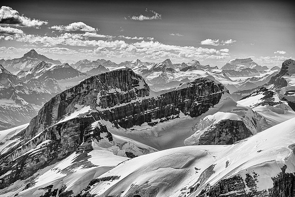 Finally a good view of Mount Alexandra! This peak is hard to find a good view of since it's buried so far 'out there' between many other large mountains.