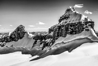 Spectacular view of Walter Peak, showing why nabbing its summit would have been challenging in the nuclear conditions we had