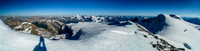 Valley of Lakes with Monchy, Erasmus and Arctomys at left. Forbes and Mons Peak at center and Christian, Edward and Ernest at right.