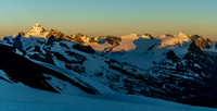 Late evening lighting on Forbes and Mons Peak.