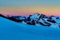 Sunset on Mount Forbes.