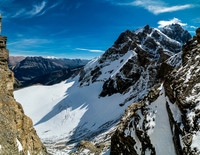 It's steep near the top! Engelhard towering over us here.