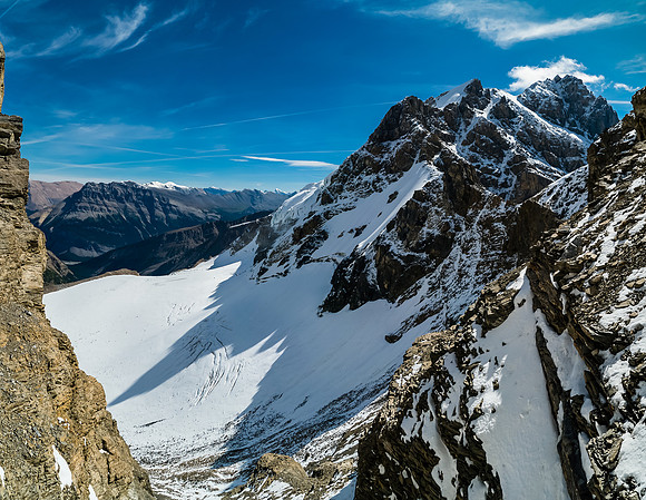 It's steep near the top! Engelhard towering over us here.