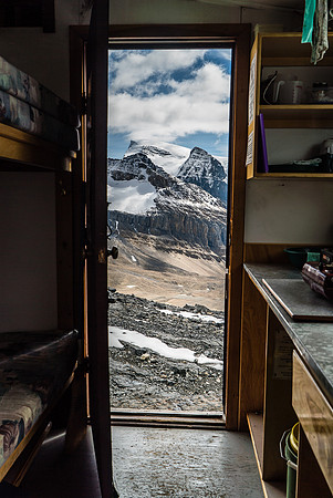 How many nervous feet have gone out this door on the great adventure that is climbing Mount Alberta?
