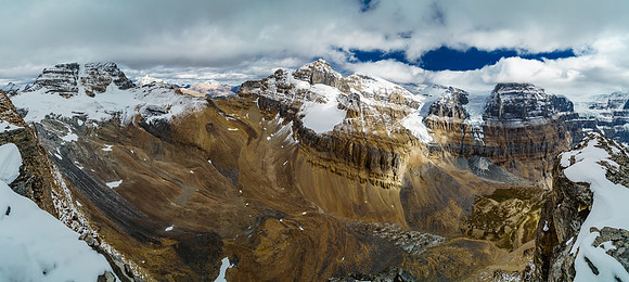 One more view east off the summit showing the depth of the valley between Little Alberta and Engelhard.