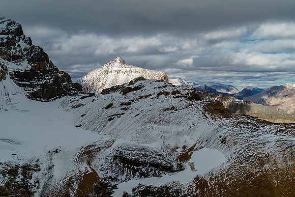 Mushroom Peak is no slouch either at over 10,500 feet over the Woolley Shoulder.