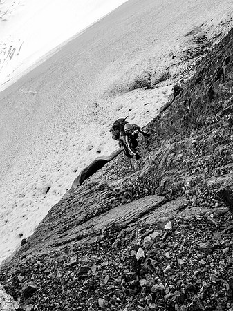 Not as easy as it looks, but fast and soloable terrain.