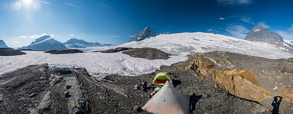 A very respectable bivy site - as long as the weather is stable.