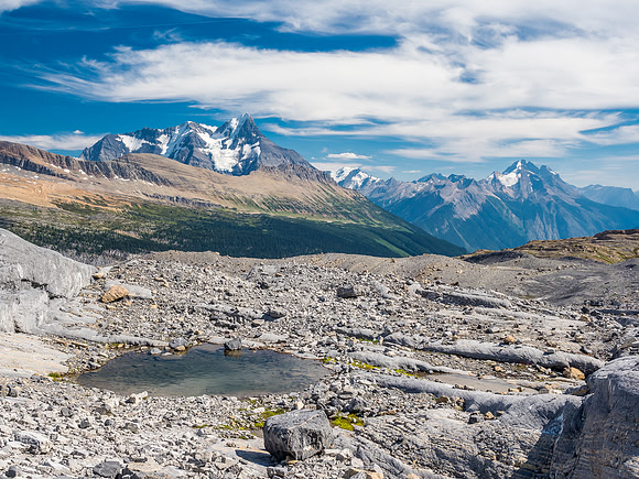 The rock garden before the glacier.