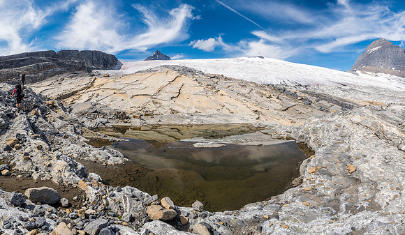 The rock garden before the glacier.