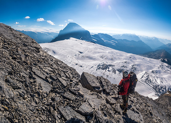 Taking in the views.