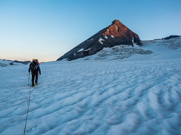Glacier travel.