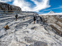 The rock garden before the glacier.