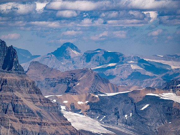 Mount Brazeau lies well to the northeast.