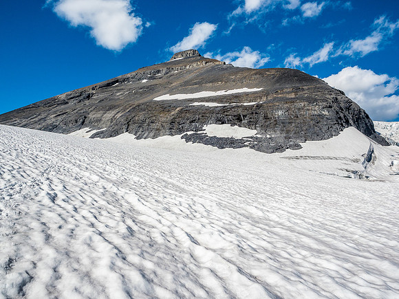 Exiting the glacier.