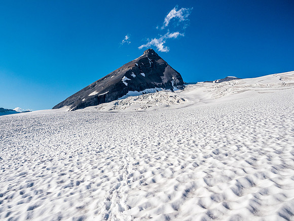 Exiting the glacier.