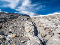 The rock garden before the glacier.