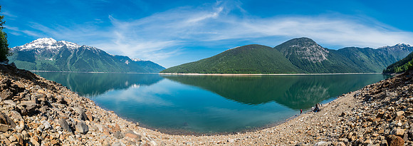 A gorgeous Kinbasket Lake near the Sullivan Arm at the end of the Sullivan River FSR.