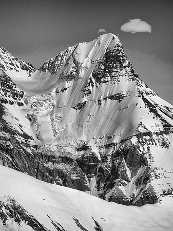 The giant north face of Mount Bryce. This has been skied!