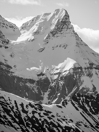 The awe-inspiring north face of Mount Bryce.