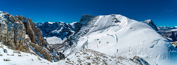 A wonderful shot of Mount Woolley and it's North Ridge.