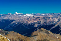 Mount Warren and Brazeau on the left side are 11,000ers that I did the next summer with Ben.