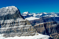 Mount Alberta with Clemenceau just to the right of the impressive NE ridge.