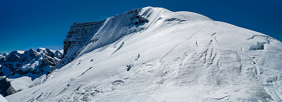 Our tracks down Woolley.