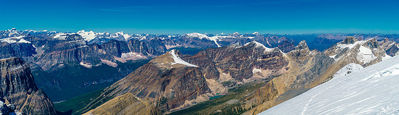 Mounts Hooker and Serenity at left, Catacombs (L of center with snow) is also a near-11,000er at 10,926 feet high.