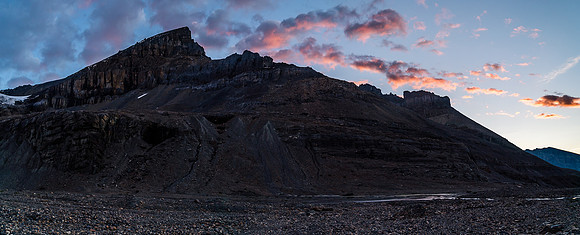 Mushroom Peak from our bivy.