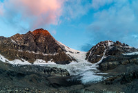Early morning views on Woolley and Diadem from our bivy on exit day.