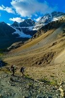 Exiting along Woolley Creek.