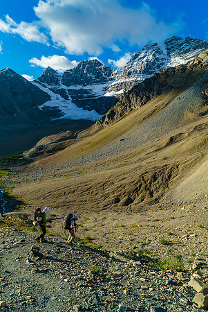 Exiting along Woolley Creek.