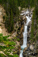 A very impressive waterfall at the beginning of the trail.