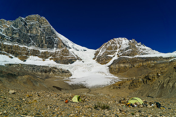 And then there was two tents sitting under Woolley and Diadem.