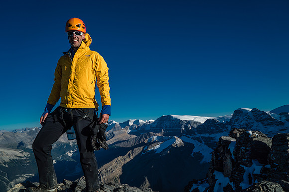 Vern on the summit of Mushroom Peak.