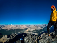 Vern on the summit of Mushroom Peak.