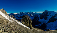 The infamous rock 'mushrooms' that are the namesake of Mushroom Peak.