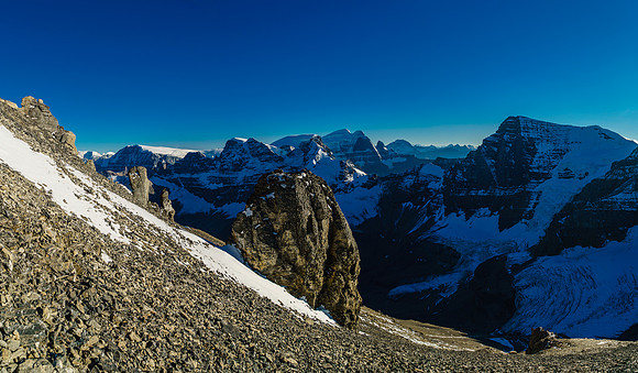 The infamous rock 'mushrooms' that are the namesake of Mushroom Peak.
