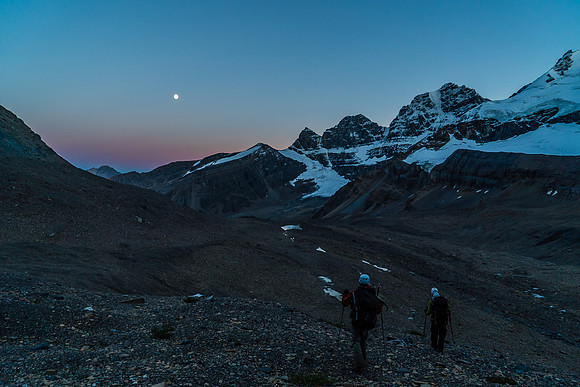 Home free at last! Only a slog left to camp, no more technical terrain at this point.