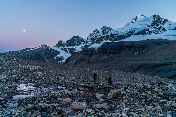 Home free at last! Only a slog left to camp, no more technical terrain at this point.