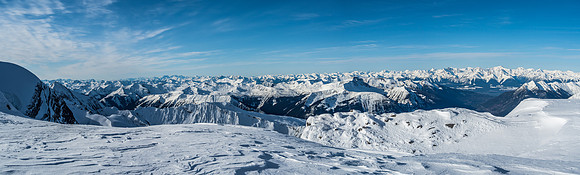 Stunning views to the west from near the RR col.